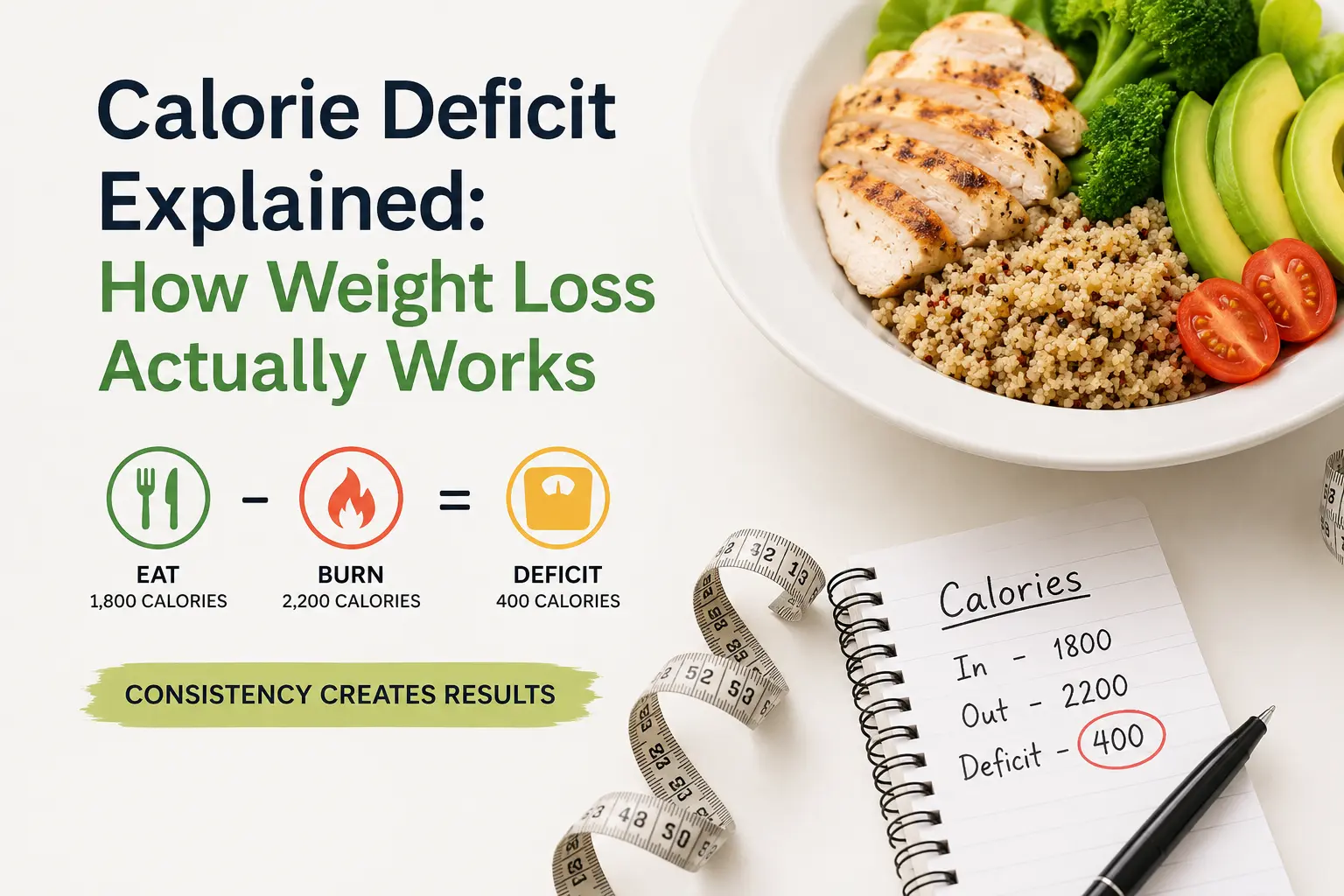 Calorie Deficit Explained: How Weight Loss Actually Works